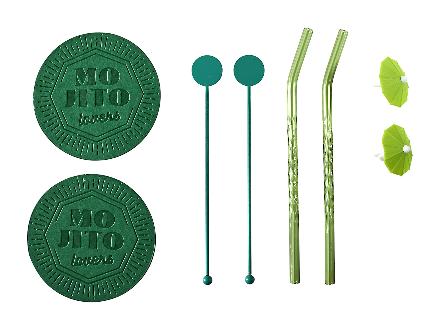 Coffret Cocktail 10pcs Mojito Vert