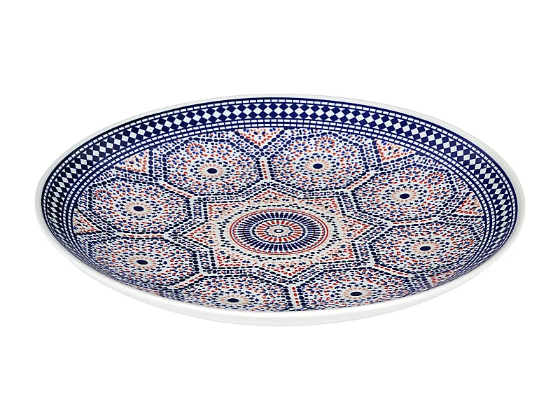 Plat De Presentation New Mirage D30.5cm Bleu, Multicolore