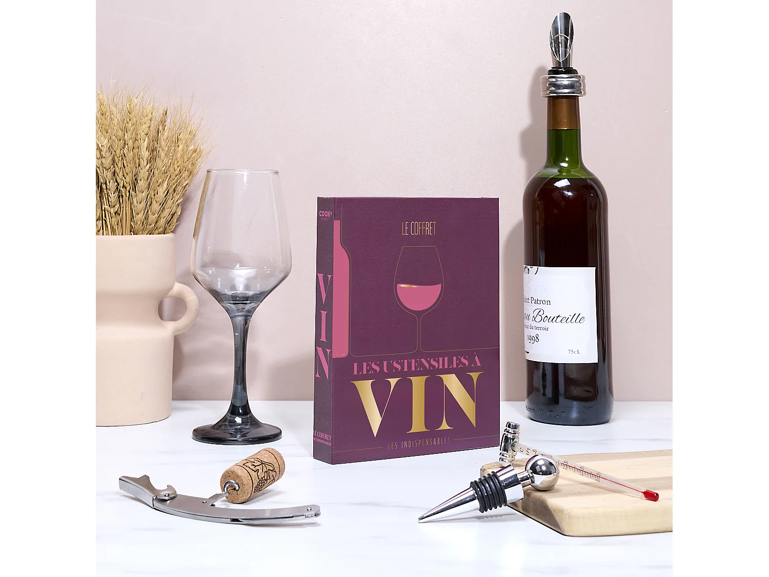 Coffret Livre Vin Rouge