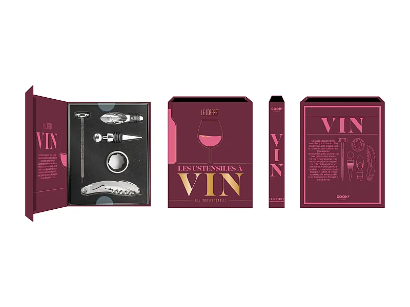 Coffret Livre Vin Rouge