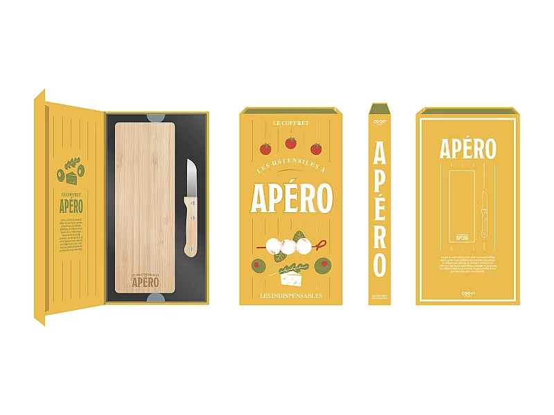 Coffret Livre Apero Jaune