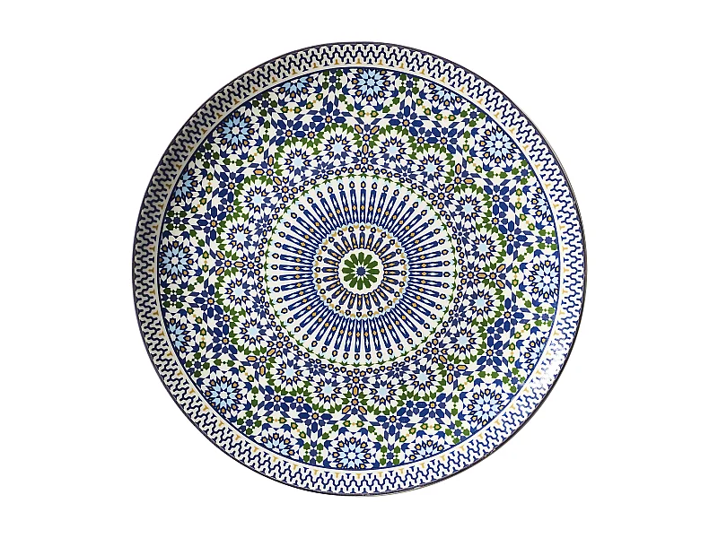 Assiette Sana D26.5cm Multicolore