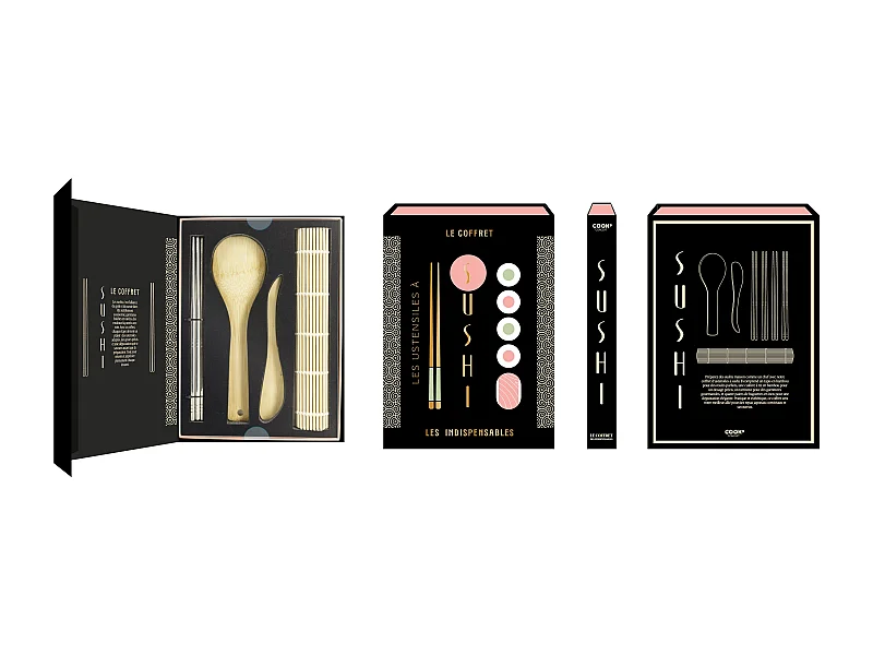 Coffret Livre Sushi Noir
