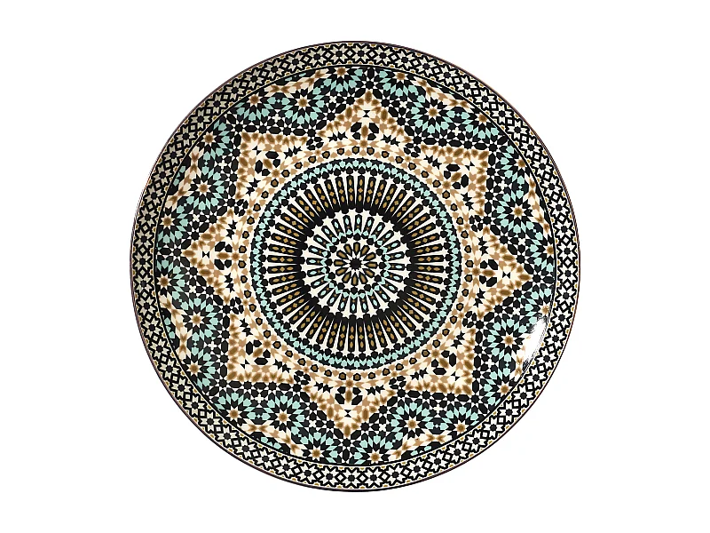 Assiette Noura D26.5cm Multicolore