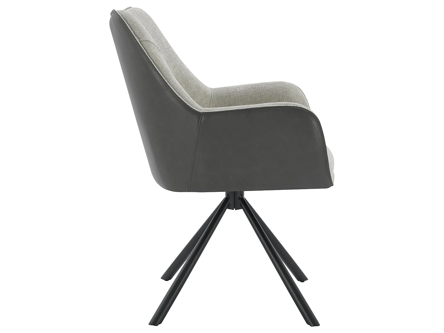Lot de 4 Chaises de Salle à Manger, Fauteuil Pivotant à  360°, Chaise de Cuisine