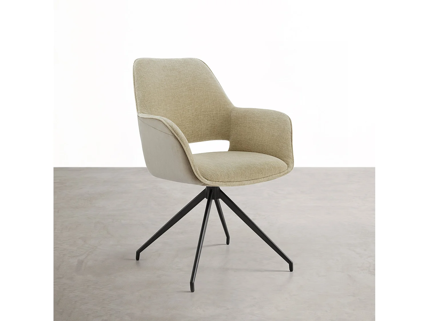 Lot de 6 Chaises de Salle à Manger, Fauteuil Pivotant à 360 degrés, Chaise de Cuisine