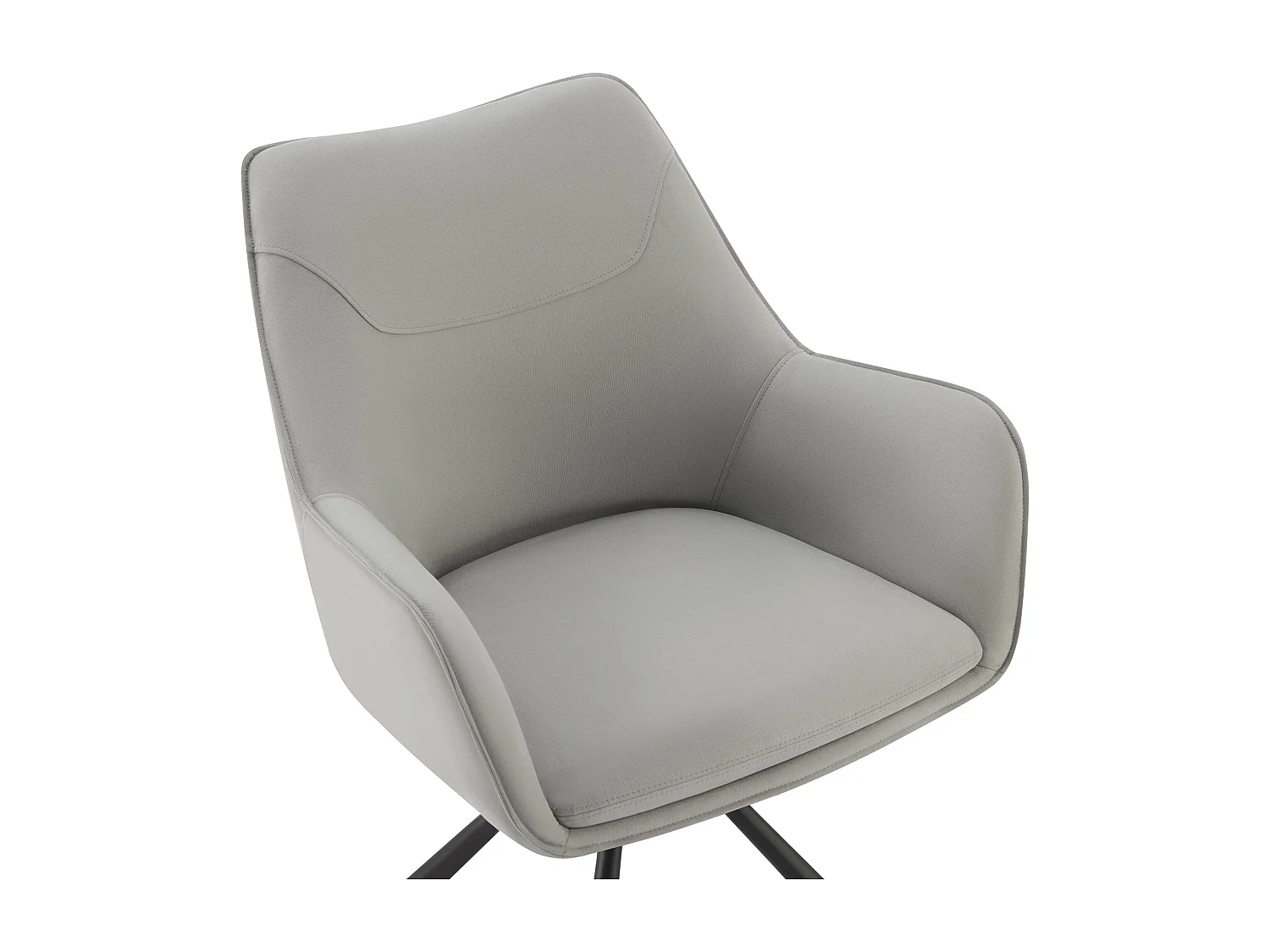 Lot de 4 Chaises de Salle à Manger, Fauteuil Pivotant à  360°, Chaise de Cuisine