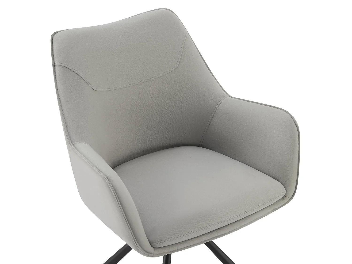 Lot de 4 Chaises de Salle à Manger, Fauteuil Pivotant à  360°, Chaise de Cuisine
