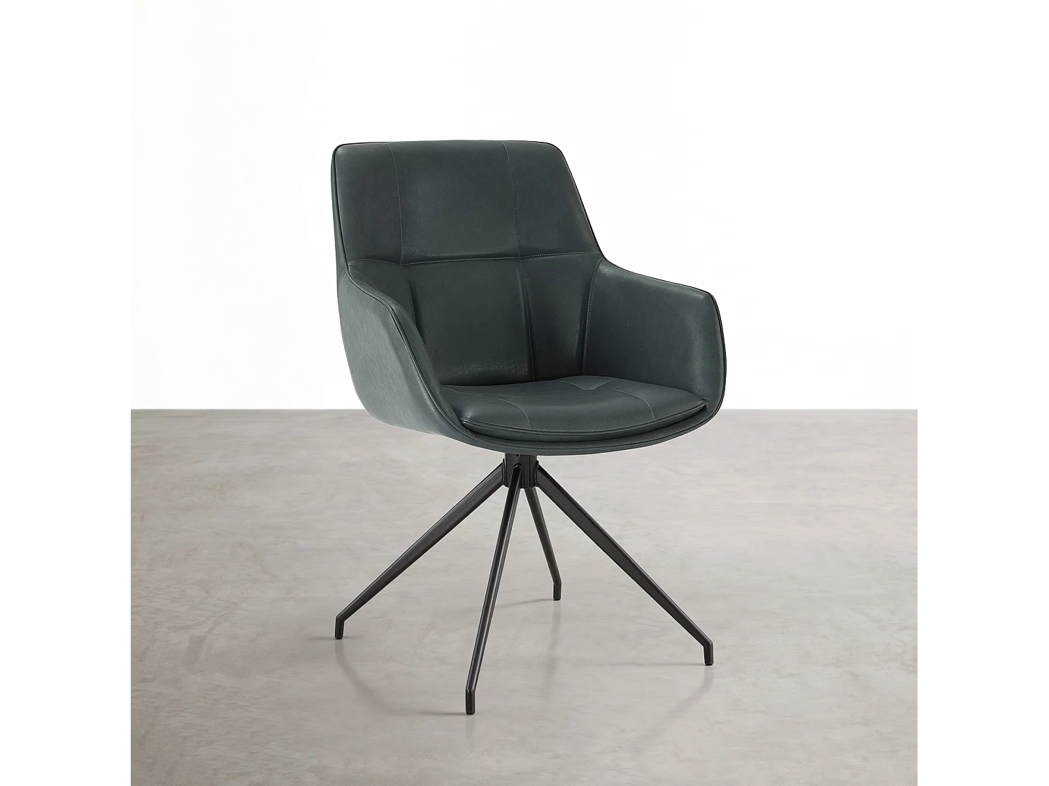 Lot de 6 Chaises de Salle à Manger,  Fauteuil Pivotant à 360 degrés, en PU