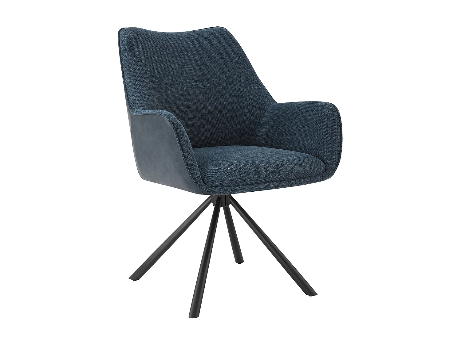 Lot de 4 Chaises de Salle à Manger, Fauteuil Pivotant à 360°, Chaise de Cuisine