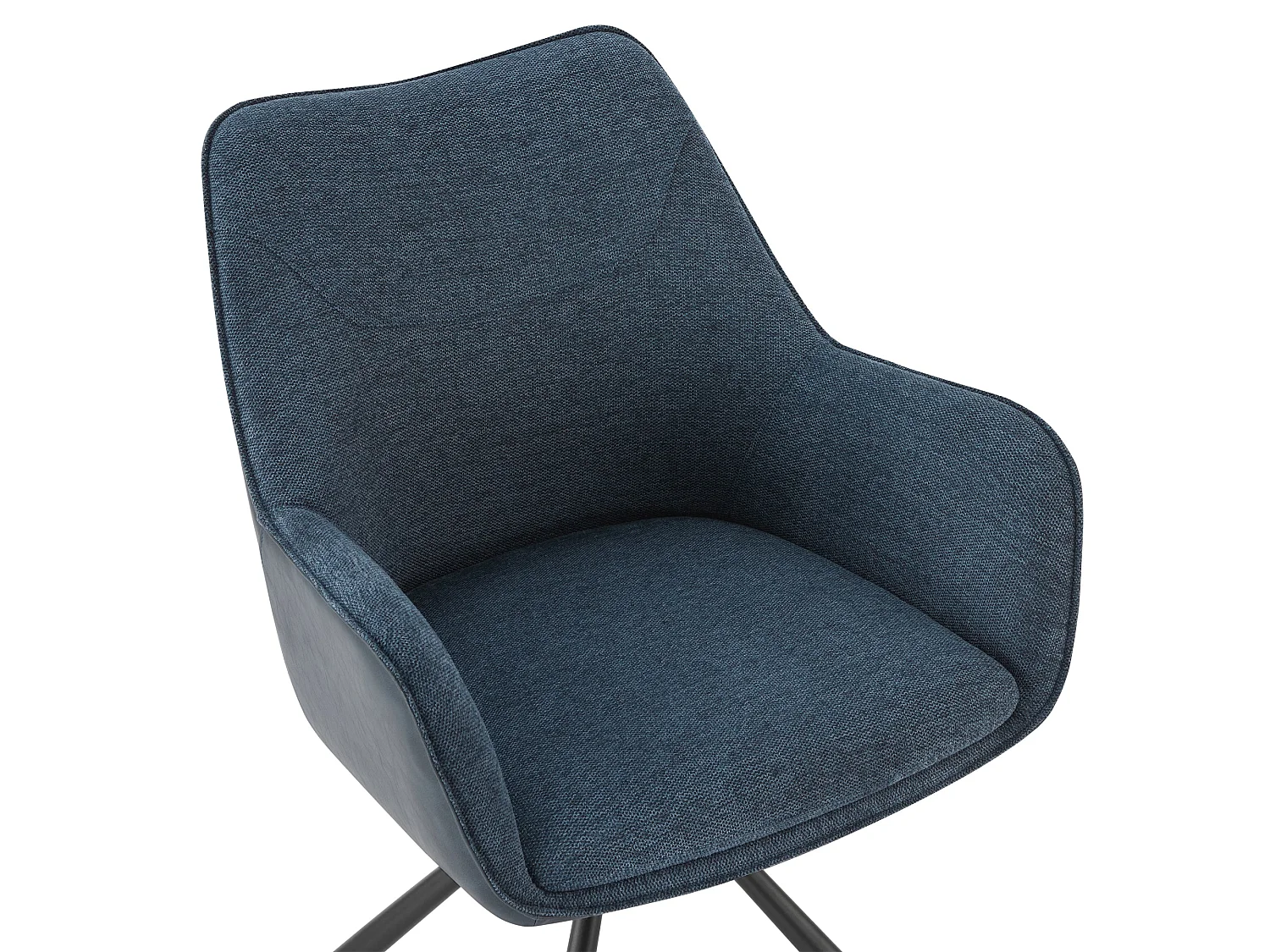 Lot de 4 Chaises de Salle à Manger, Fauteuil Pivotant à 360°, Chaise de Cuisine