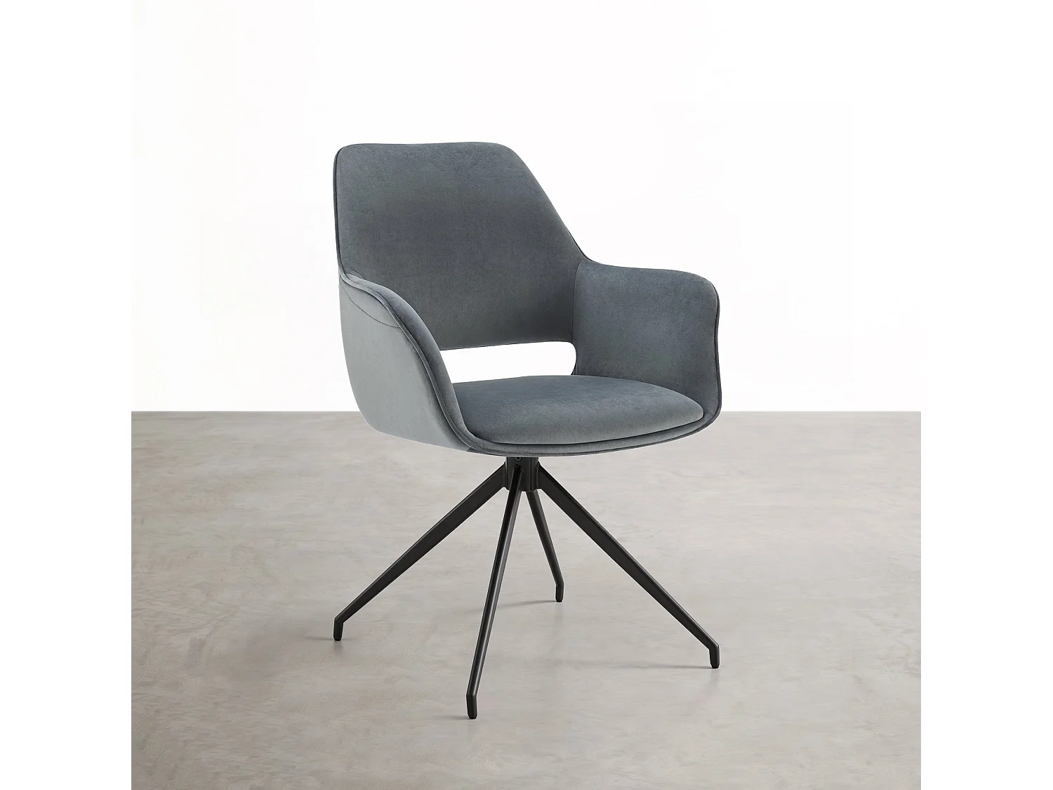 Lot de 4 Chaises de Salle à Manger,  Fauteuil Pivotant à  360°, Chaise de Cuisine