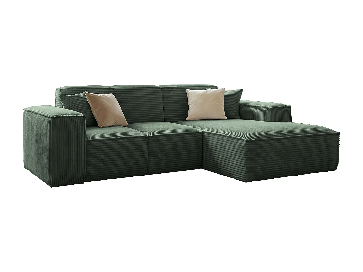 Narożnik rogówka kolor butelkowa zieleń Siena