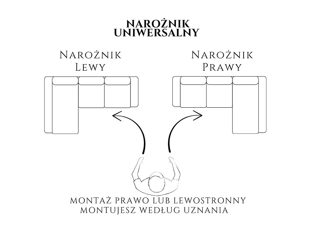 Narożnik w kształcie L, funkcja spania, do salonu, Juka Terra, zielony (39)