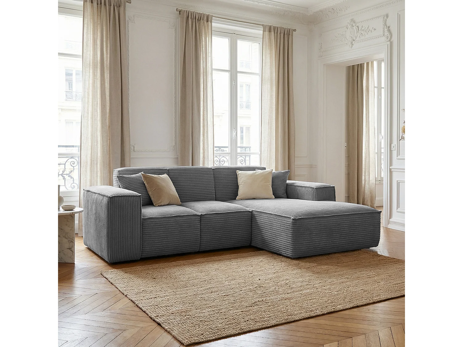 Narożnik rogówka kolor grafitowy Siena