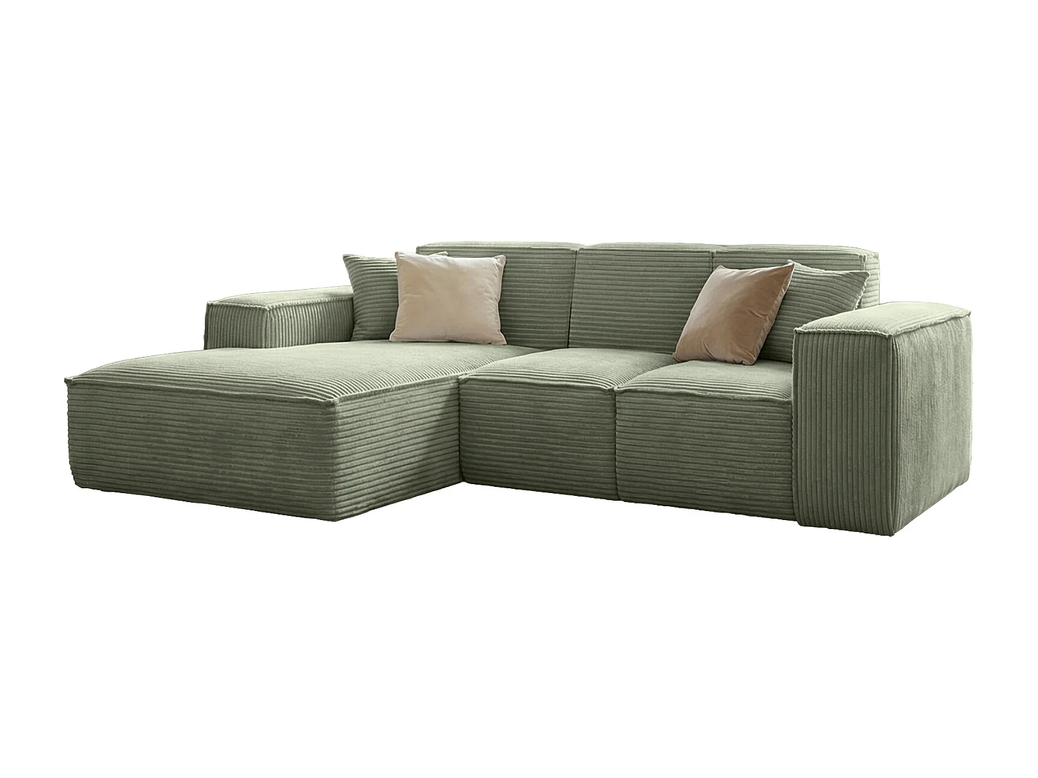 Canapé d'angle olive Siena