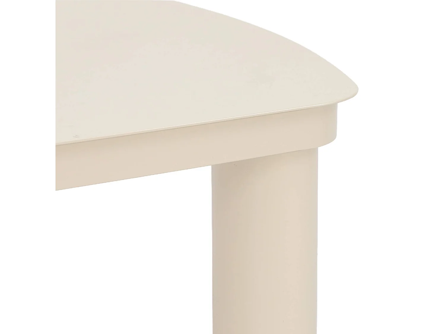 Table de jardin aluminium 10 places beige. 225 x 100 x 75.5 cm - Zaro