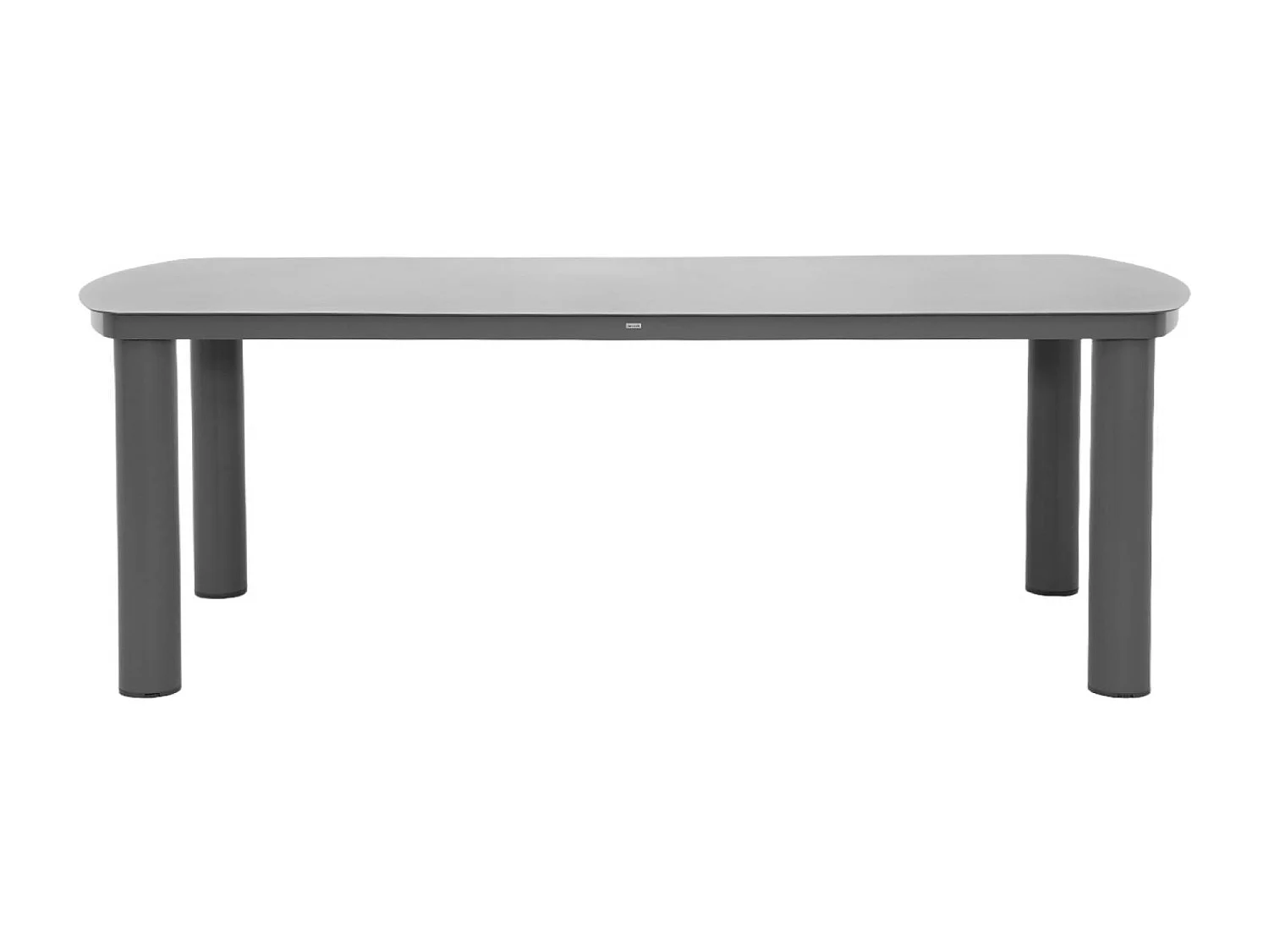 Table de jardin aluminium 10 places anthracite. 225 x 100 x 75.5 cm - Zaro