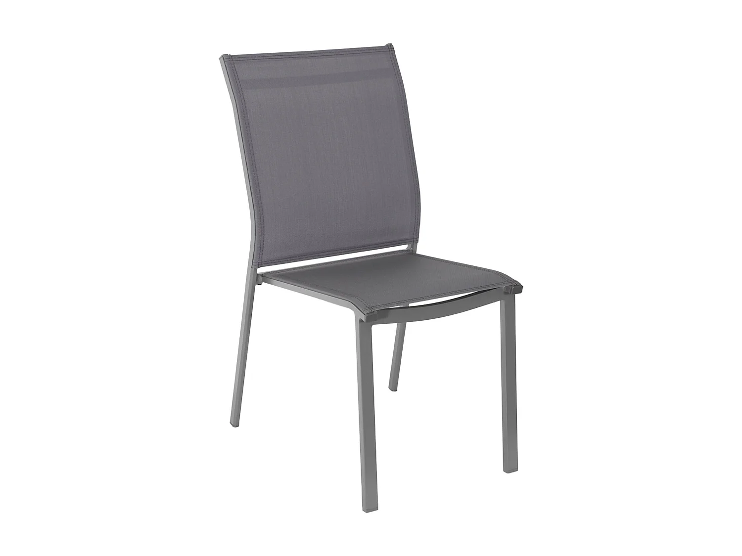 Table de jardin aluminium + 8 assises anthracite - Zaro / Buffalo