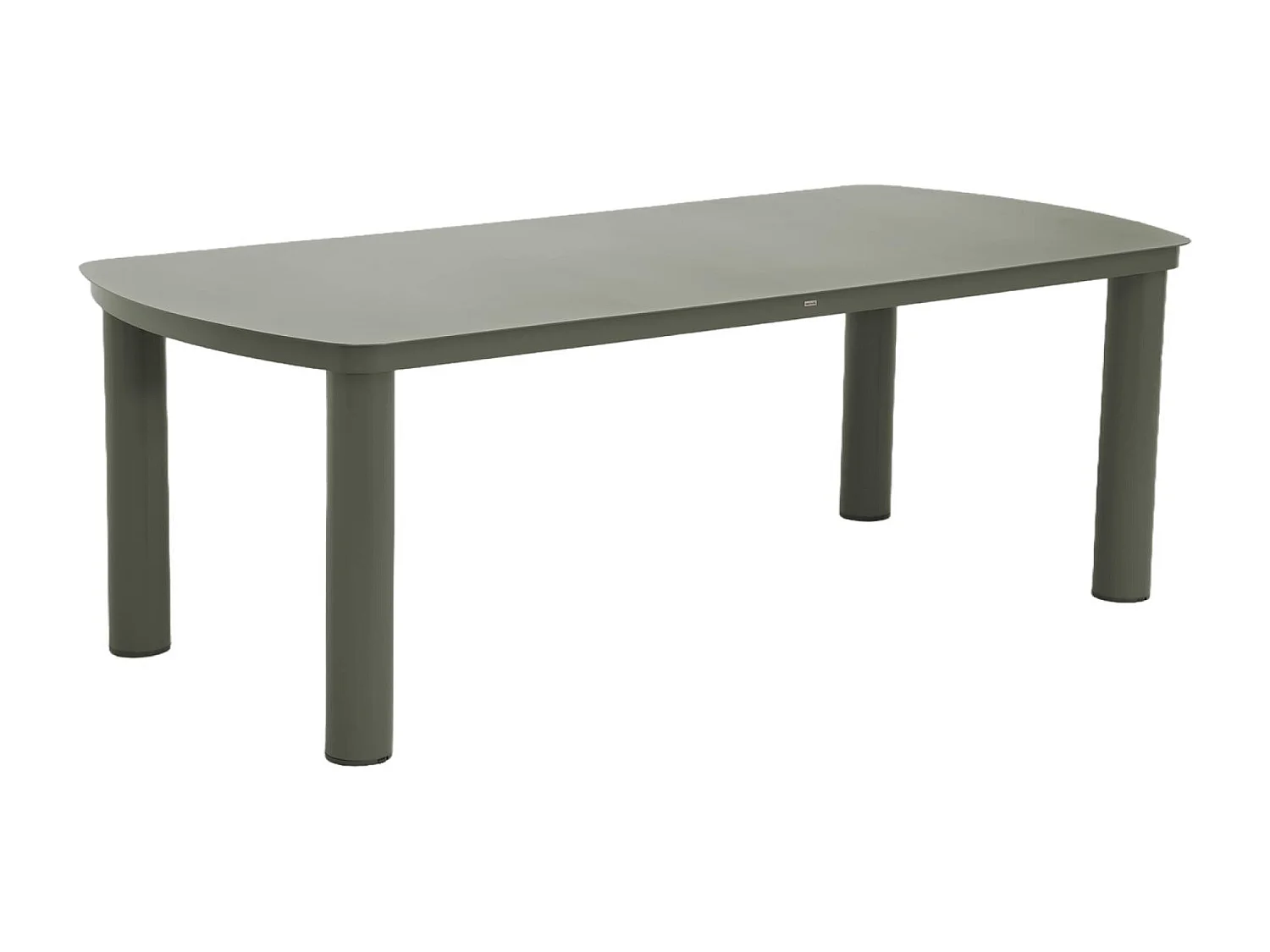 Table de jardin aluminium + 8 assises kaki - Zaro / Buffalo