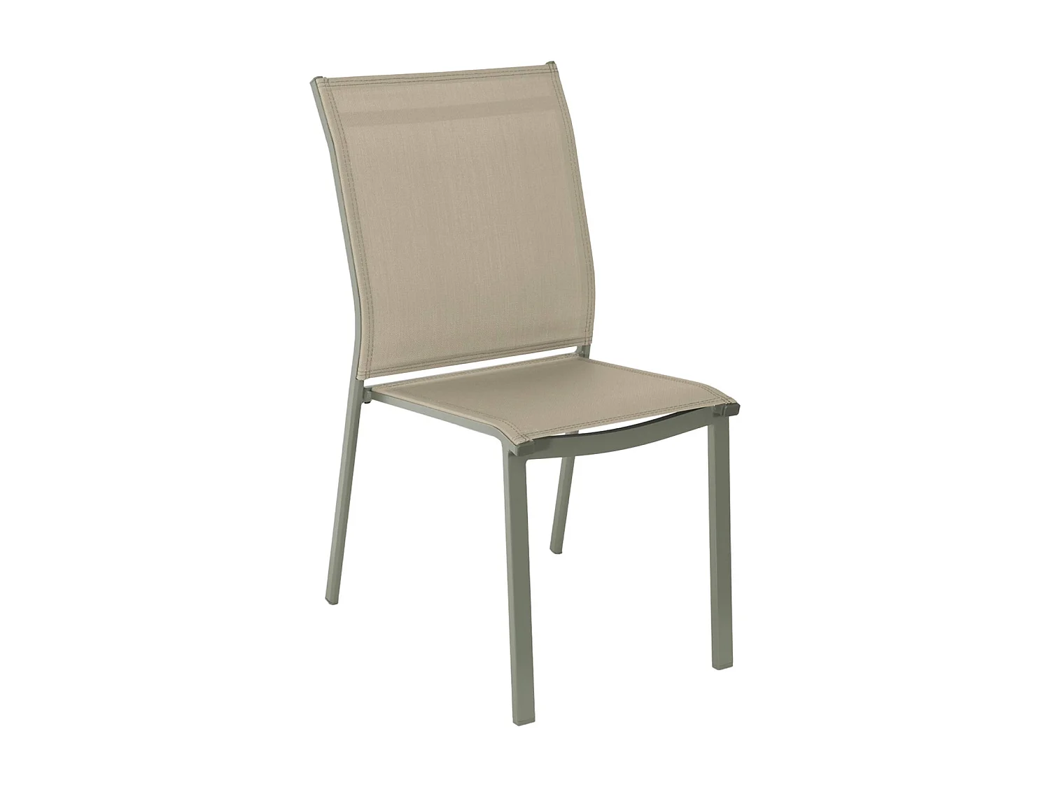 Table de jardin aluminium + 8 assises kaki - Zaro / Buffalo