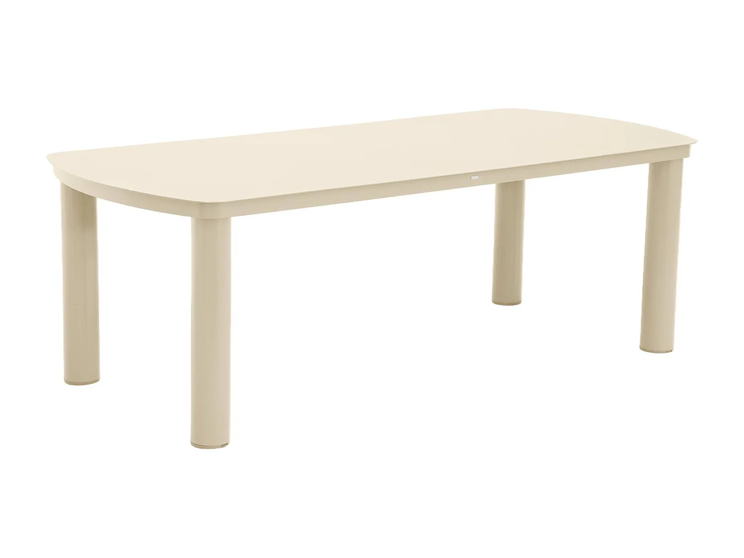 Table de jardin aluminium + 8 assises beige - Zaro / Buffalo