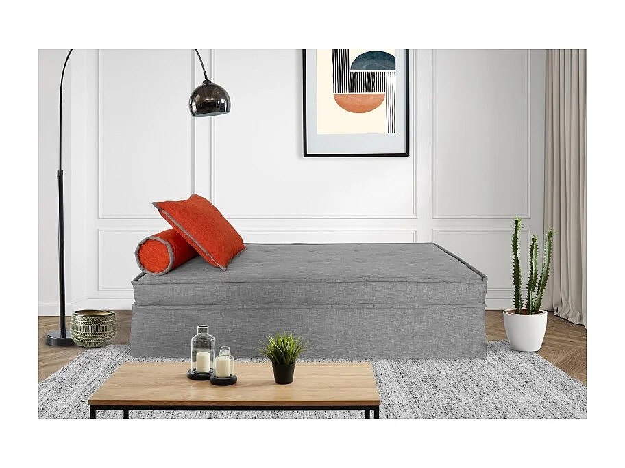 STORIA Banquette convertible clic-clac gris