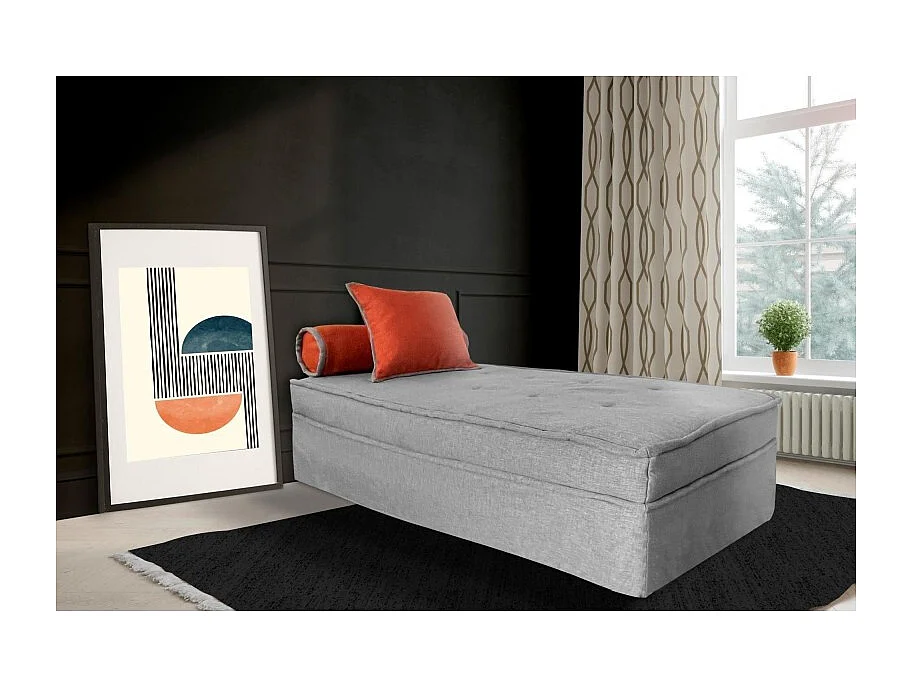 STORIA Banquette convertible clic-clac gris