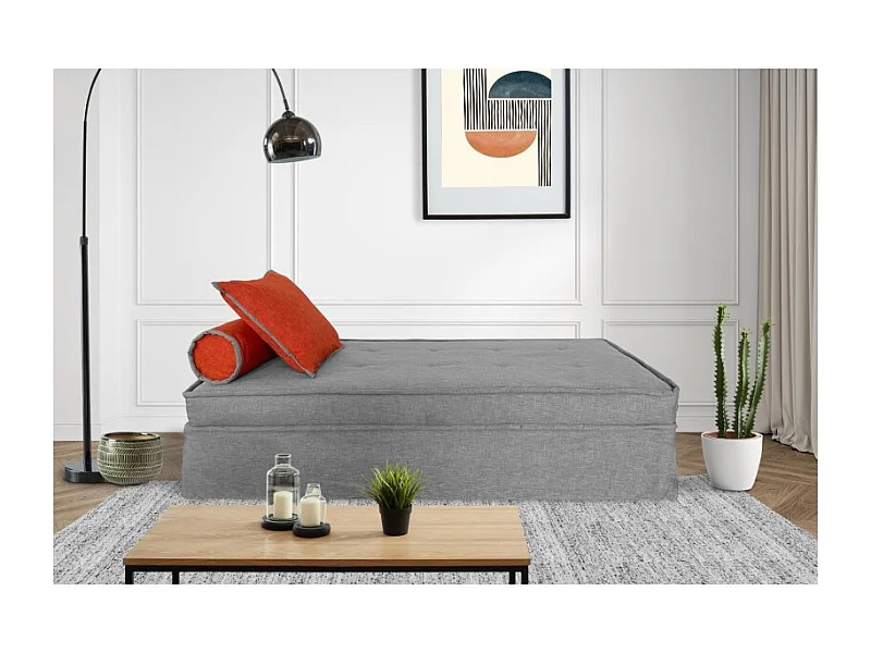 STORIA Banquette convertible clic-clac gris