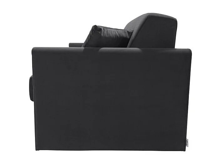 XENON Canapé convertible 3 places gris anthracite matelas Dunlopillo 140cm