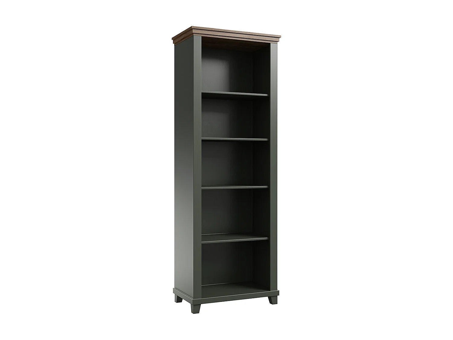 Bibliothek Martin Grün und Holz