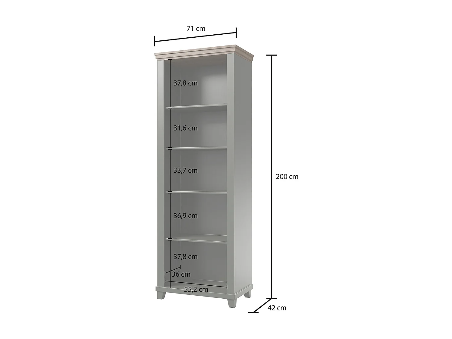 Martin Green and Wood bookcase