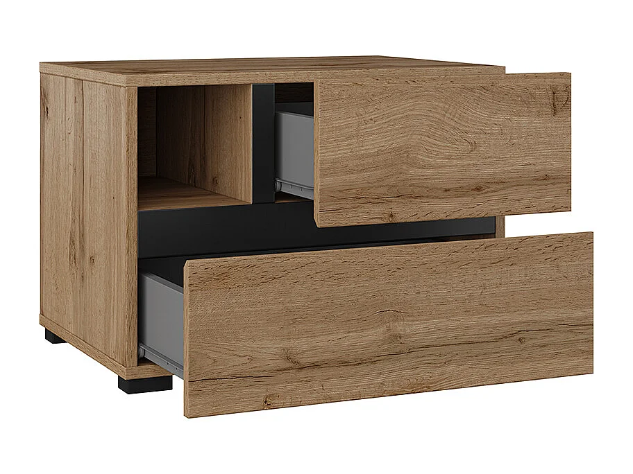 Chevet 2 tiroirs Lilia Bois