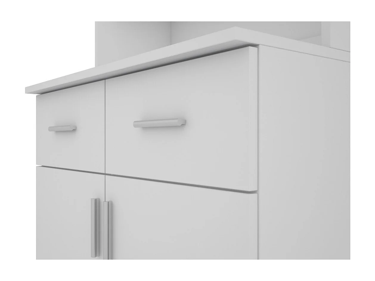 Buffet Multifunzionale 80 cm – Cassetti, Armadietti e Ripiani, Moderno e Capiente