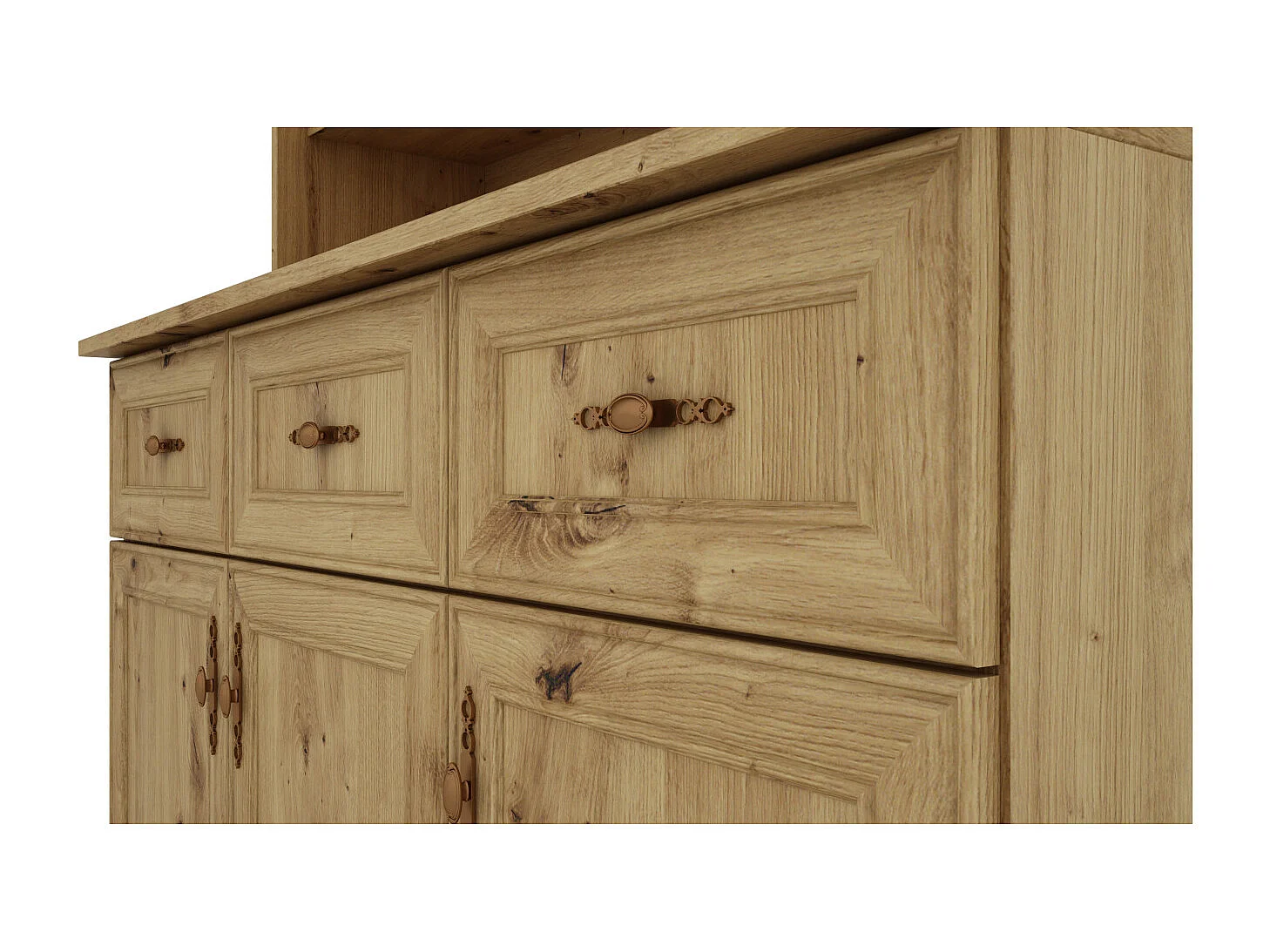 Buffet 120 cm – Ante, Ripiani, Cassetti e Vetrine, Moderno e Pratico – Spedizione Gratuita