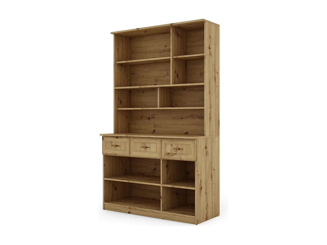 Buffet 120 cm – Ante, Ripiani, Cassetti e Vetrine, Moderno e Pratico – Spedizione Gratuita