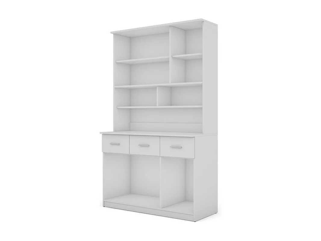 Buffet 120 cm – Ante, Ripiani, Cassetti e Vetrine, Moderno e Pratico – Spedizione Gratuita