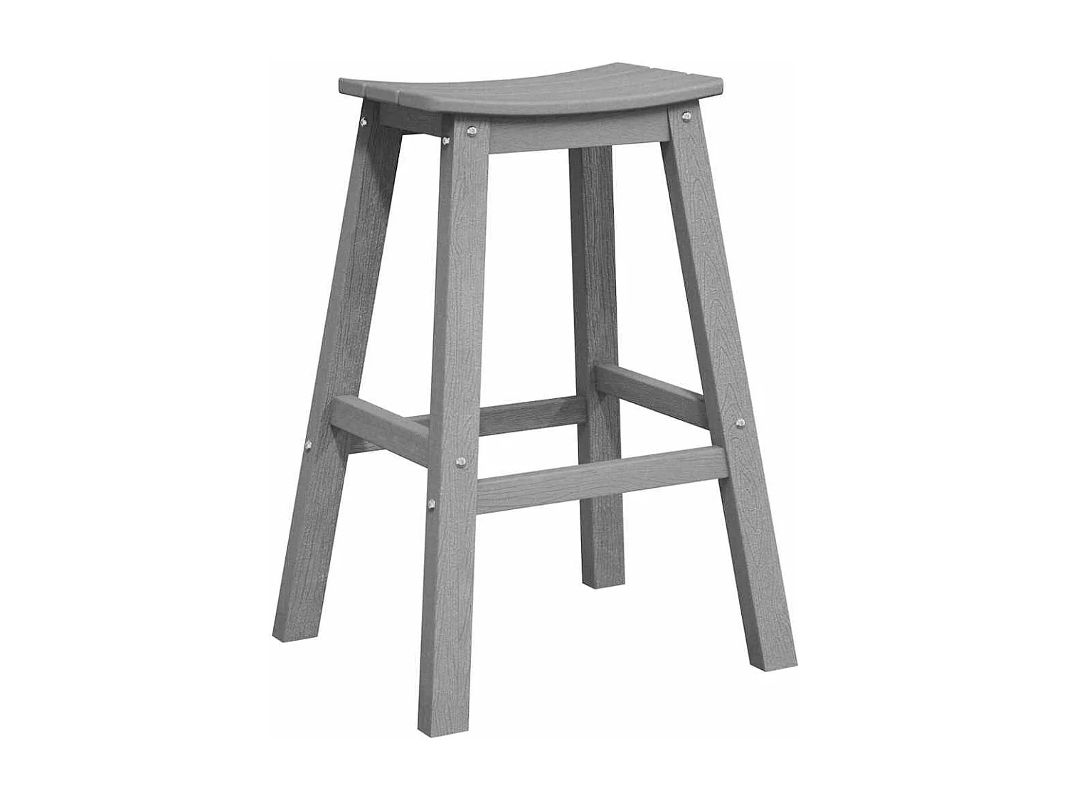 Ensemble de bar de jardin 3 pièces Gris clair HDPE