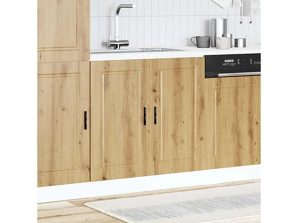 Meuble bas pour évier chêne artisanal bois ingénierie