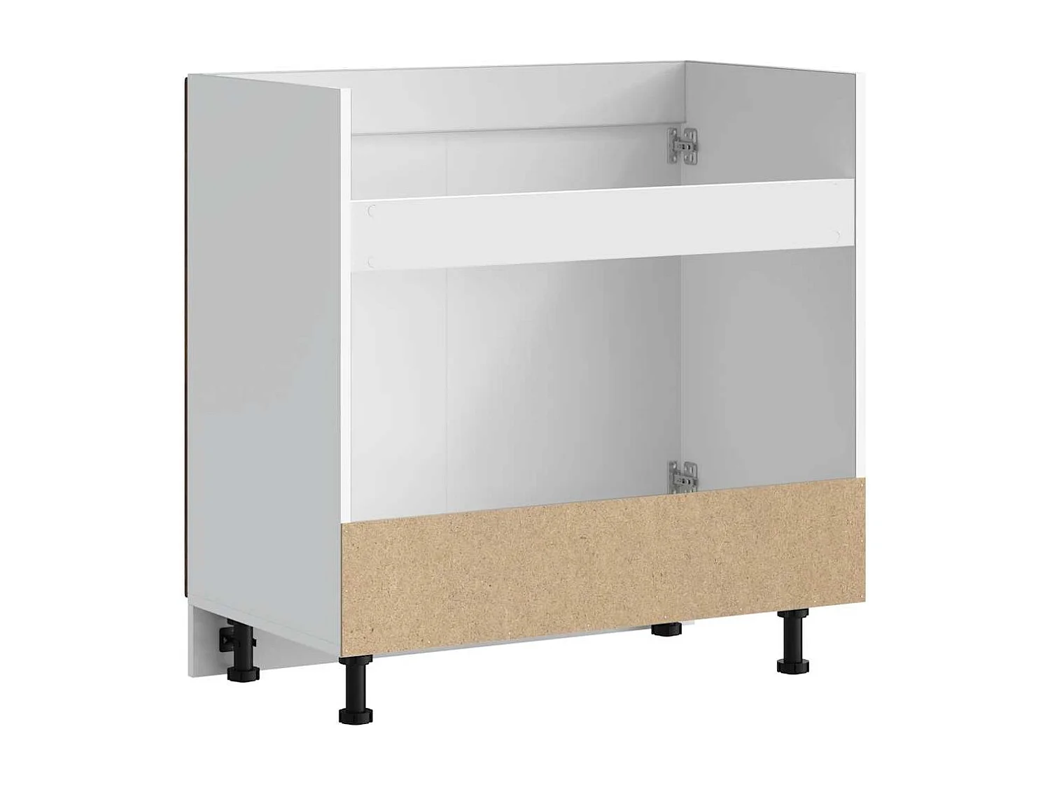 Meuble bas pour évier chêne fumé bois d'ingénierie