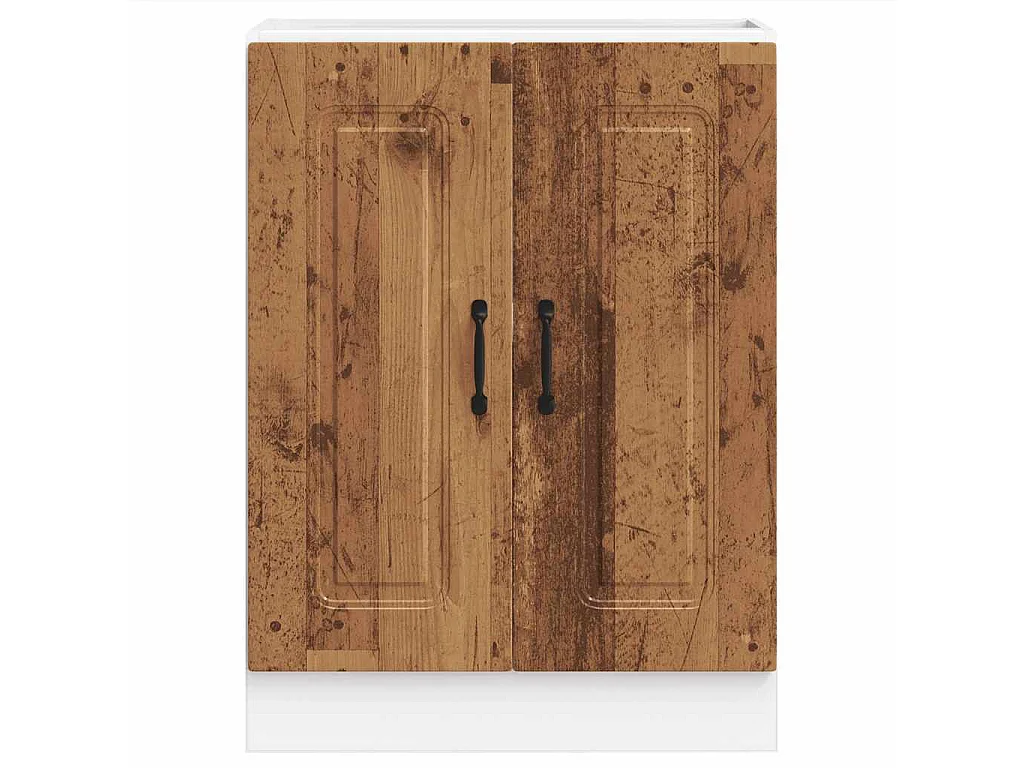 Meuble bas pour évier vieux bois bois d'ingénierie