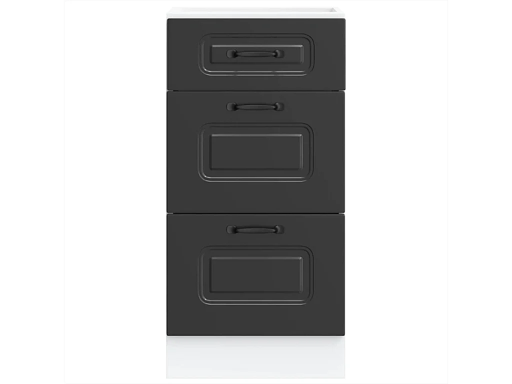 Meuble bas de cuisine « » Bois d'ingénierie noir