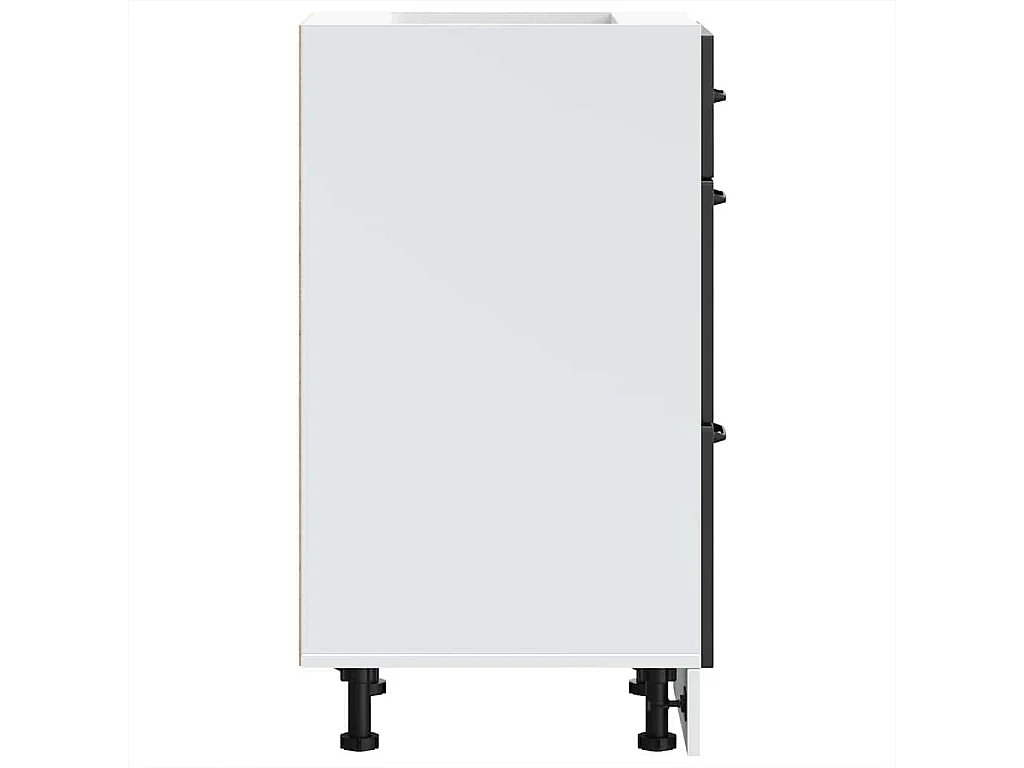 Meuble bas de cuisine « » Bois d'ingénierie noir