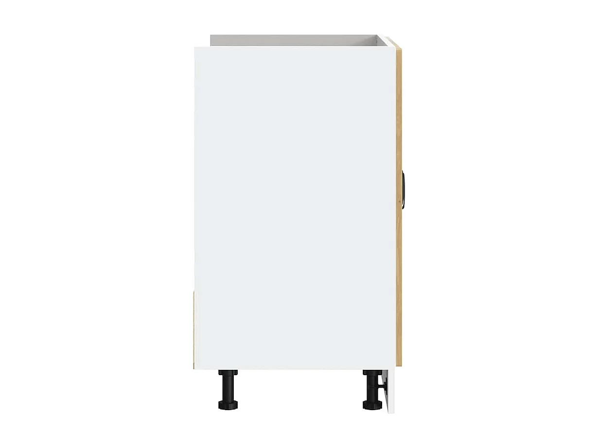 Meuble bas pour évier chêne artisanal bois ingénierie