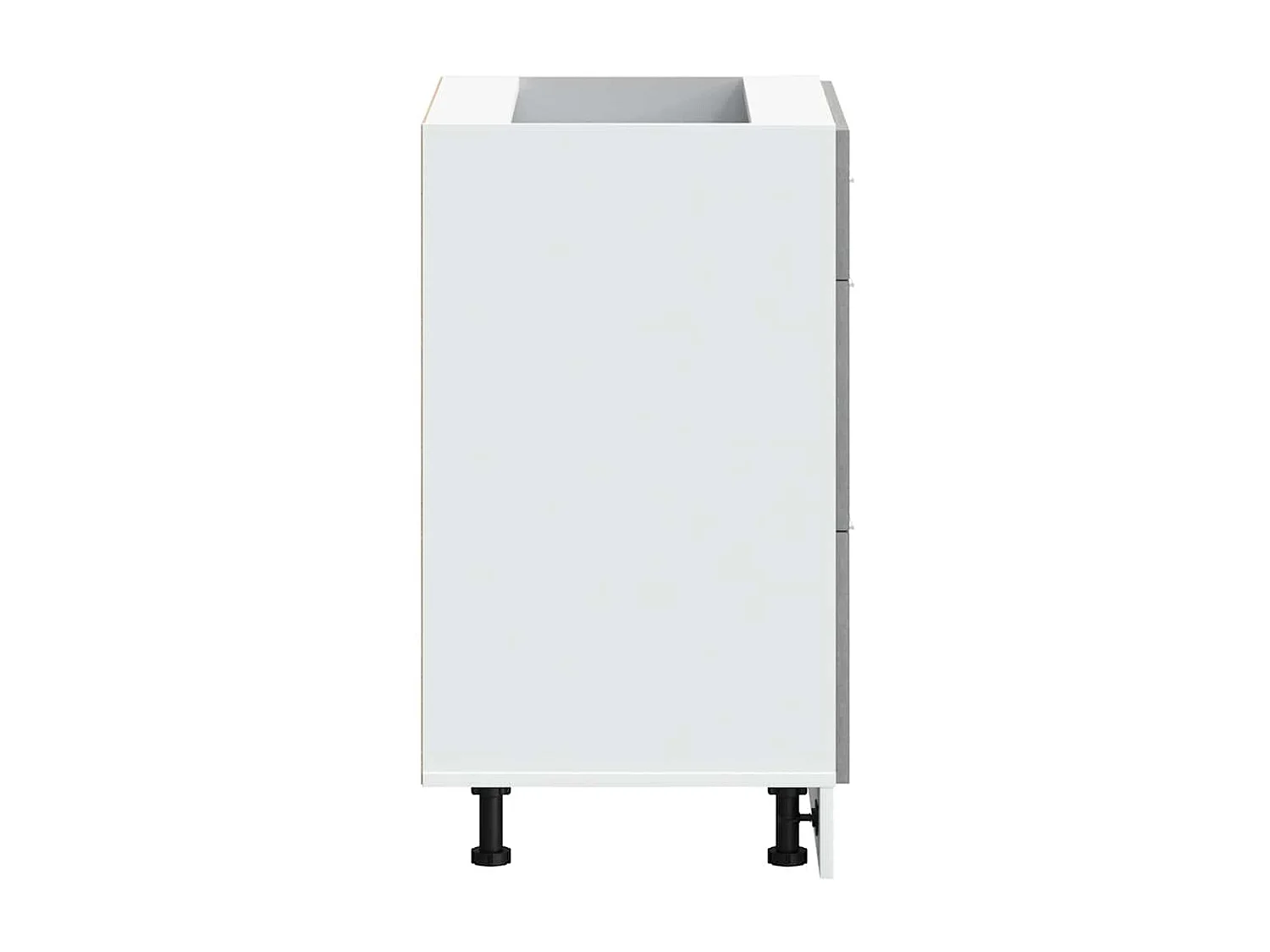 Meuble bas de cuisine Gris Sonoma Bois d'ingénierie