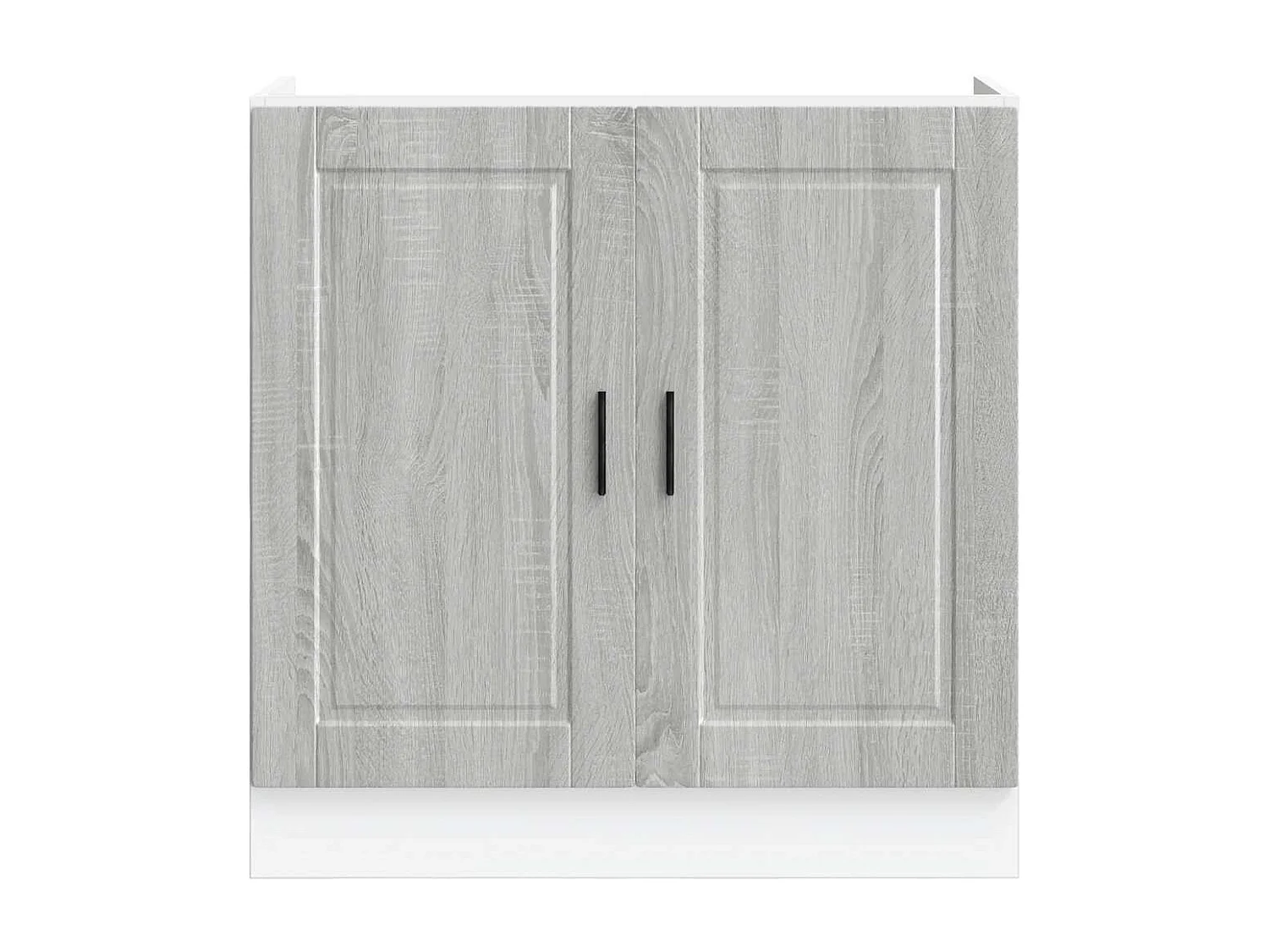 Meuble bas pour évier sonoma gris bois ingénierie