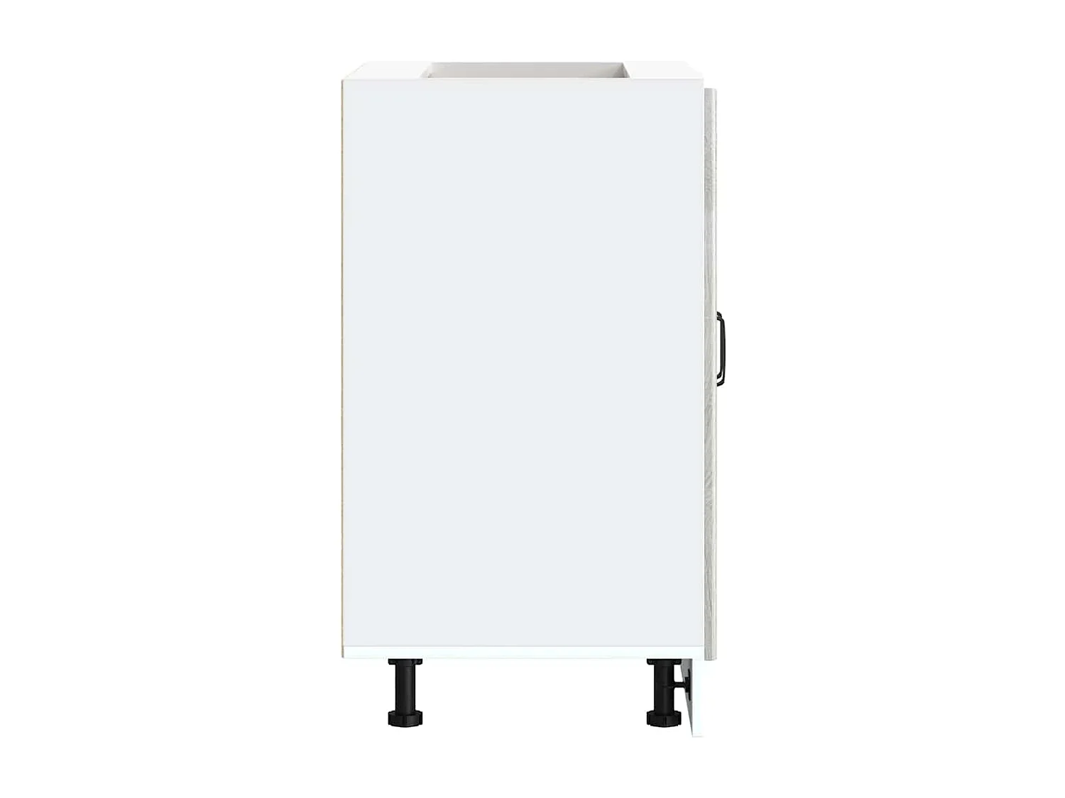 Meuble bas pour évier sonoma gris bois d'ingénierie