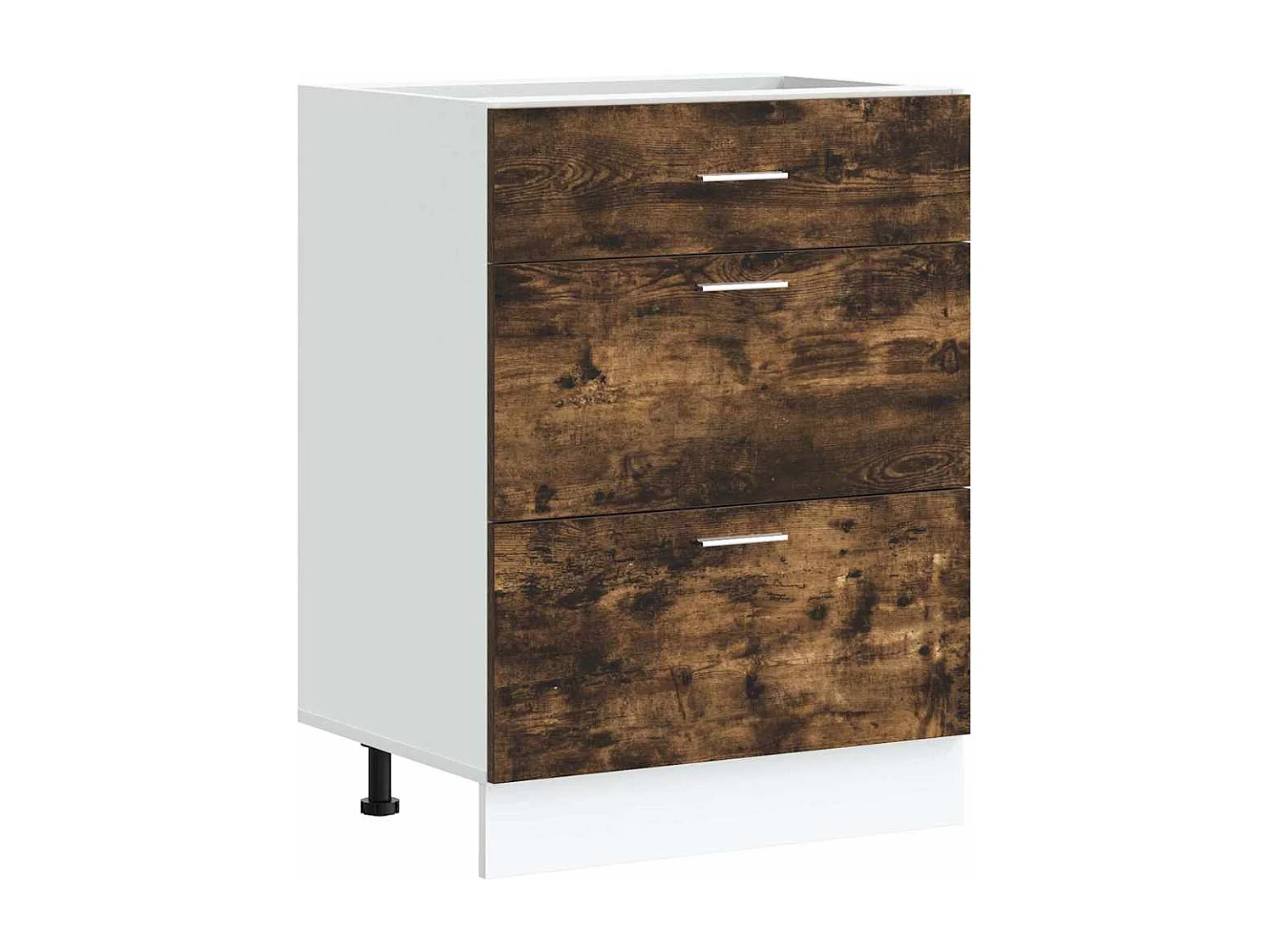 Meuble bas de cuisine Chêne fumé Bois d'ingénierie