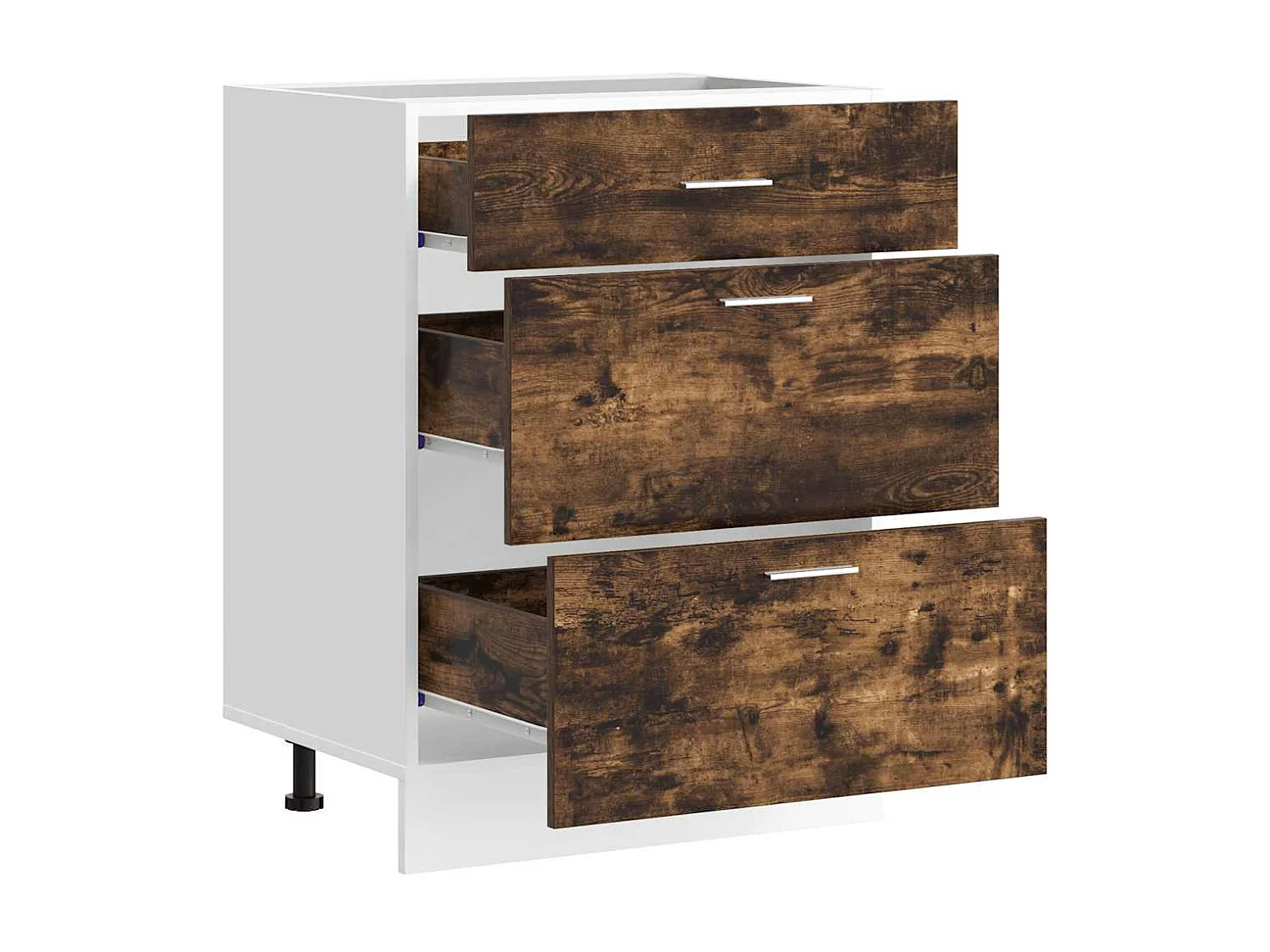 Meuble bas de cuisine Chêne fumé Bois d'ingénierie