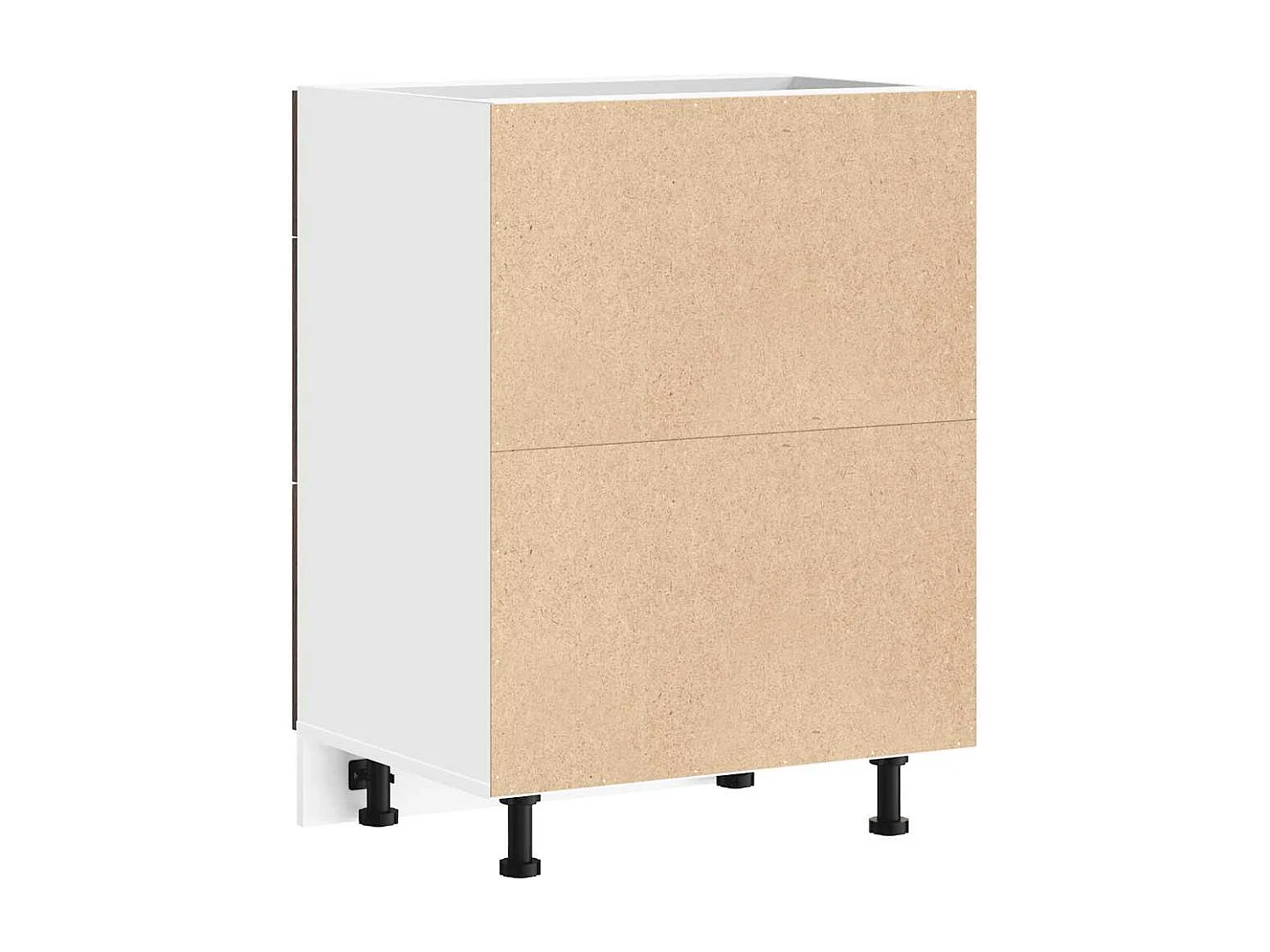 Meuble bas de cuisine Chêne fumé Bois d'ingénierie